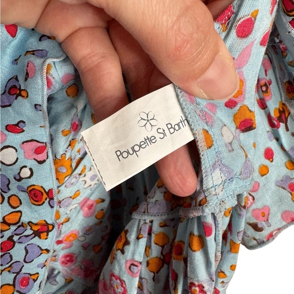 Poupette St. Barth | Soledad Mini Dress in Sky Blue Murrina Small - Picture 6 of 9